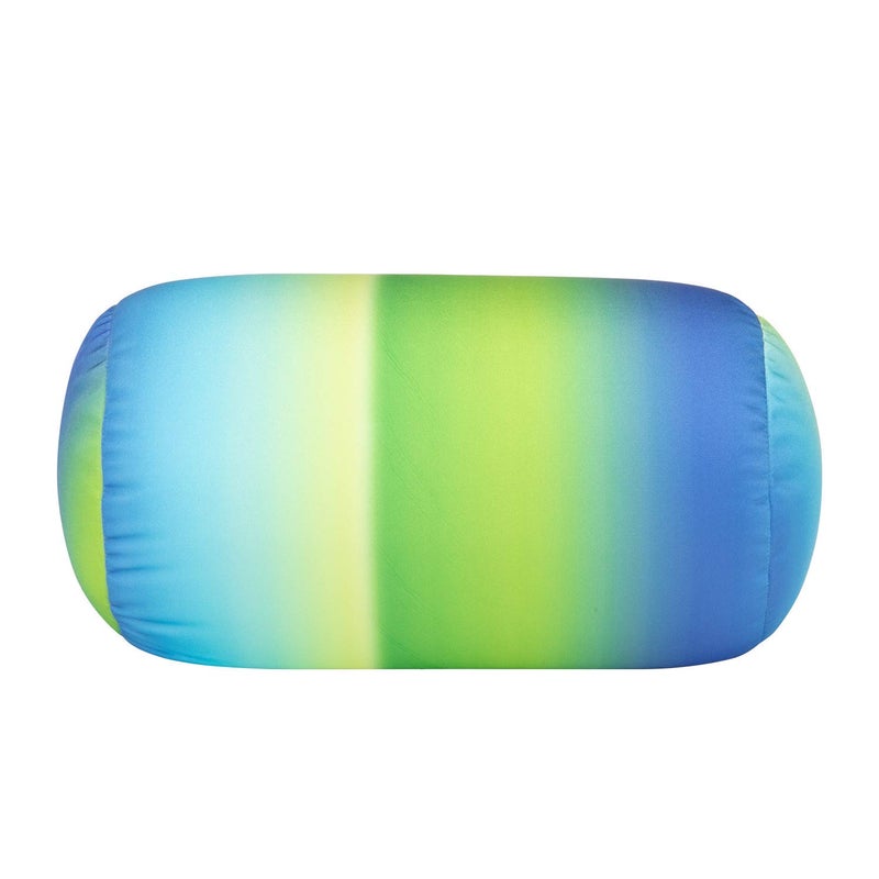 Focustree Squish Microbead Pillow Neck Lumbar Body Sopport Microbead Bolster 7 and 12Inches Travel Pillows for Chair Sleeping Car Seat Emotional Colorful Dormroom Accessory(Blue Green) - Image 2